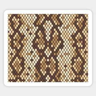 Snake Skin Seamless Pattern Print Sticker